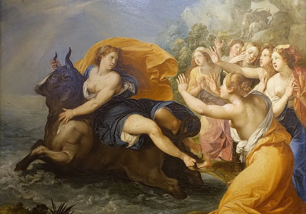 Il ratto di Europa - dettaglio, Villa Borghese